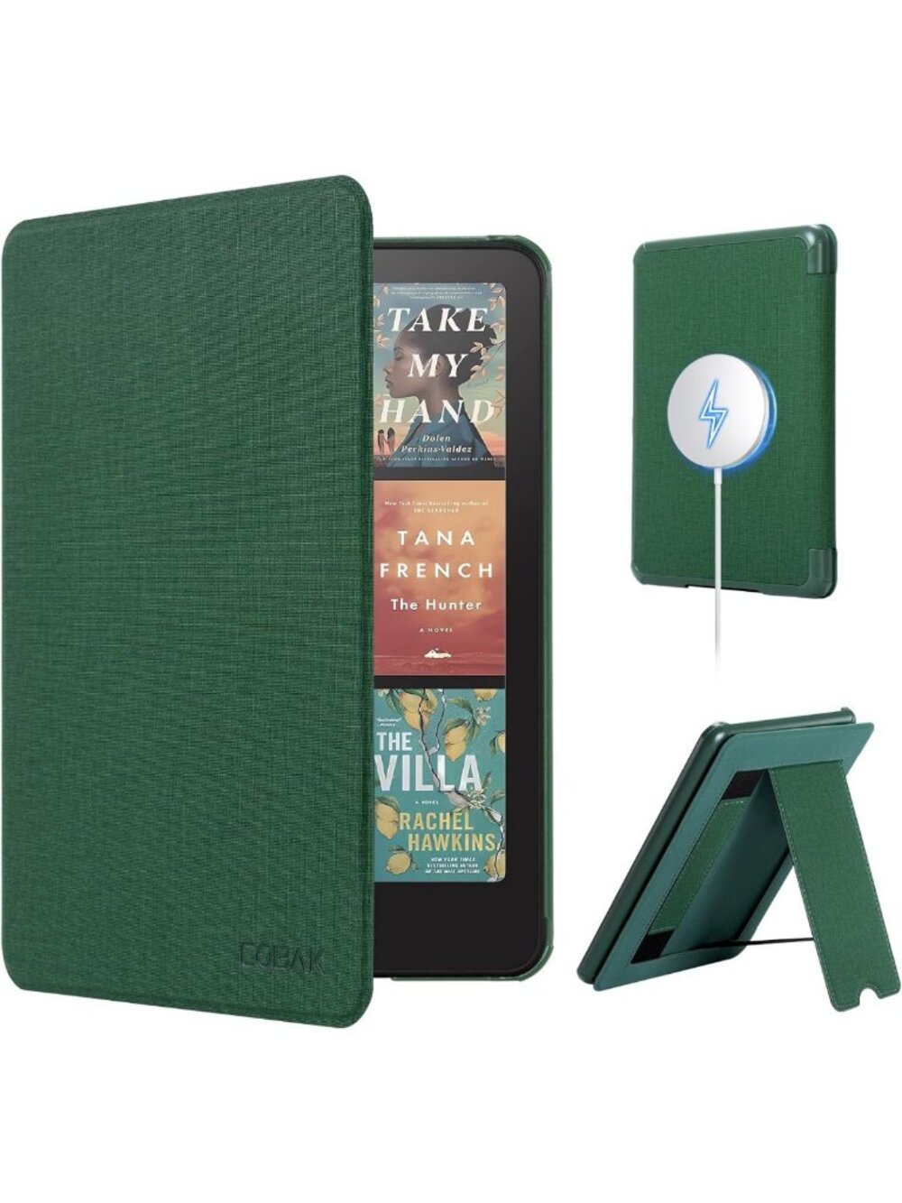 Lightweight 7" Kindle Paperwhite Case with Hand Strap - Compatible with MagSafe